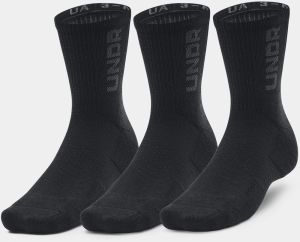 Ponožky Under Armour UA 3-Maker 3ks Mid-Crew - čierne