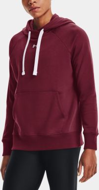 Bordová mikina Under Armour Rival Fleece HB Hoodie