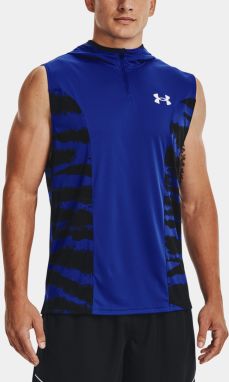 Mikina Under Armour UA BASELINE TANK HOODIE-BLU