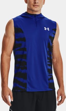 Mikina Under Armour UA BASELINE TANK HOODIE-BLU