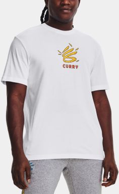 Tričko Under Armour CURRY BIG BIRD AIRPLANE TEE - biela