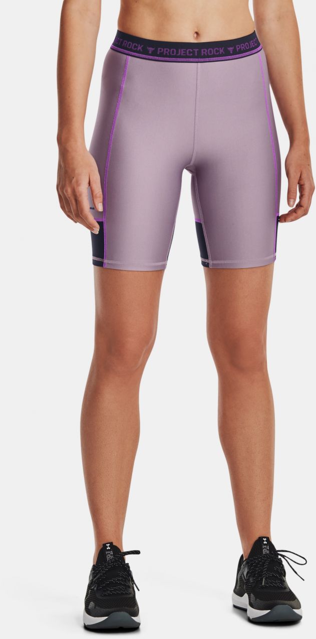 Nohavice a kraťasy pre ženy Under Armour - fialová