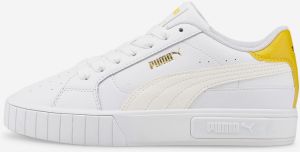 Biele dámske kožené topánky Puma Cali Star
