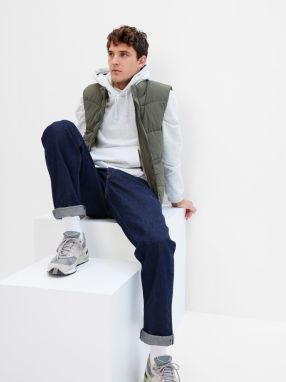 Tmavomodré pánske džínsy GAP Original Fit Organic Washwell