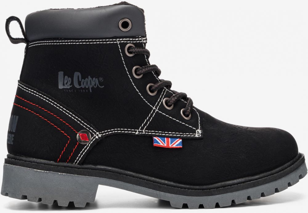 Lee Cooper Členková obuv detská Čierna