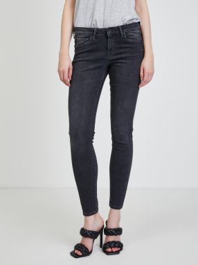 Čierne dámske skinny fit džínsy Pepe Jeans Lola