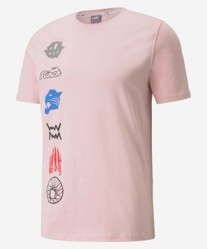 Svetloružové pánske tričko Puma Qualifier