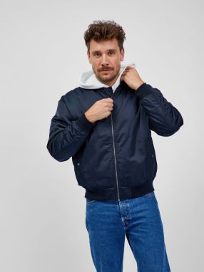 Ľahké bundy pre mužov GAP - tmavomodrá