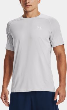 Tričko Under Armour HG Armour Fitted Nvlty SS - šedá