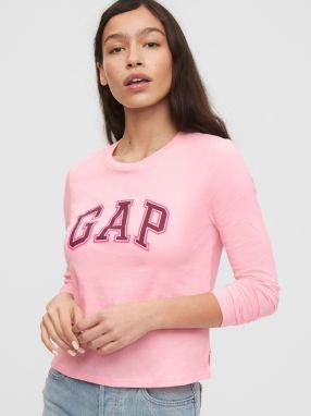 GAP ružové dámske tričko s logom