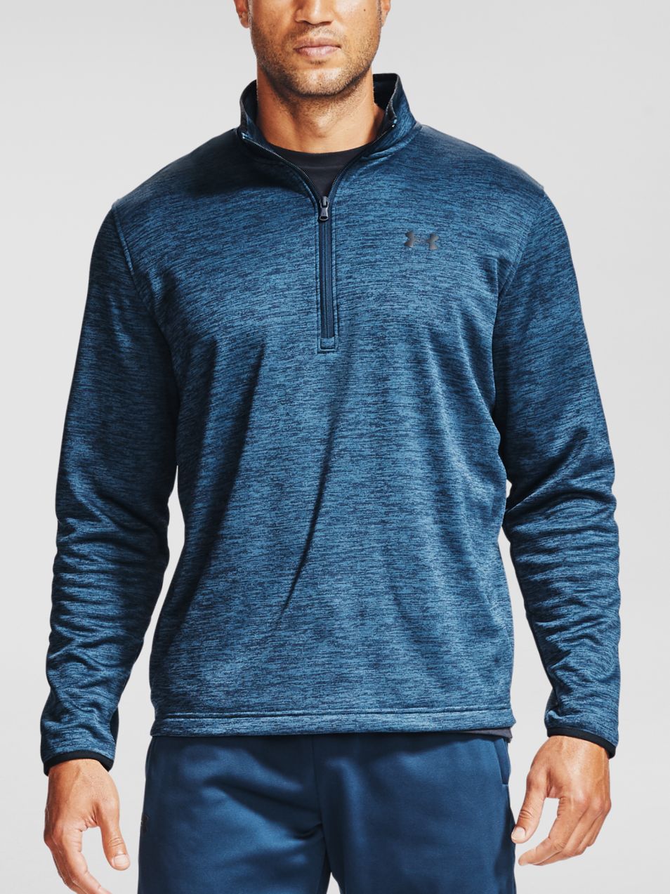 Under Armour Mikina Armour Fleece 1/2 Zip - tmavomodrá