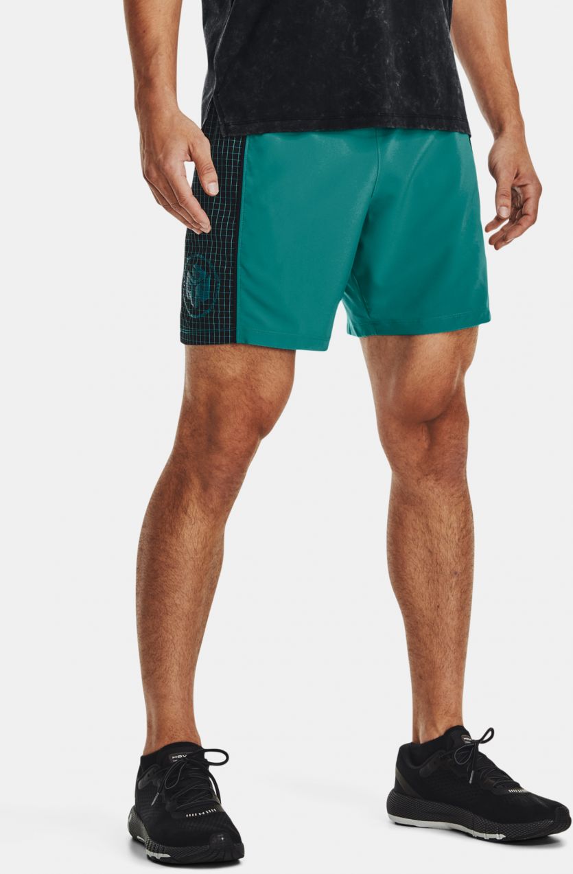 Nohavice a kraťasy pre mužov Under Armour - modrá