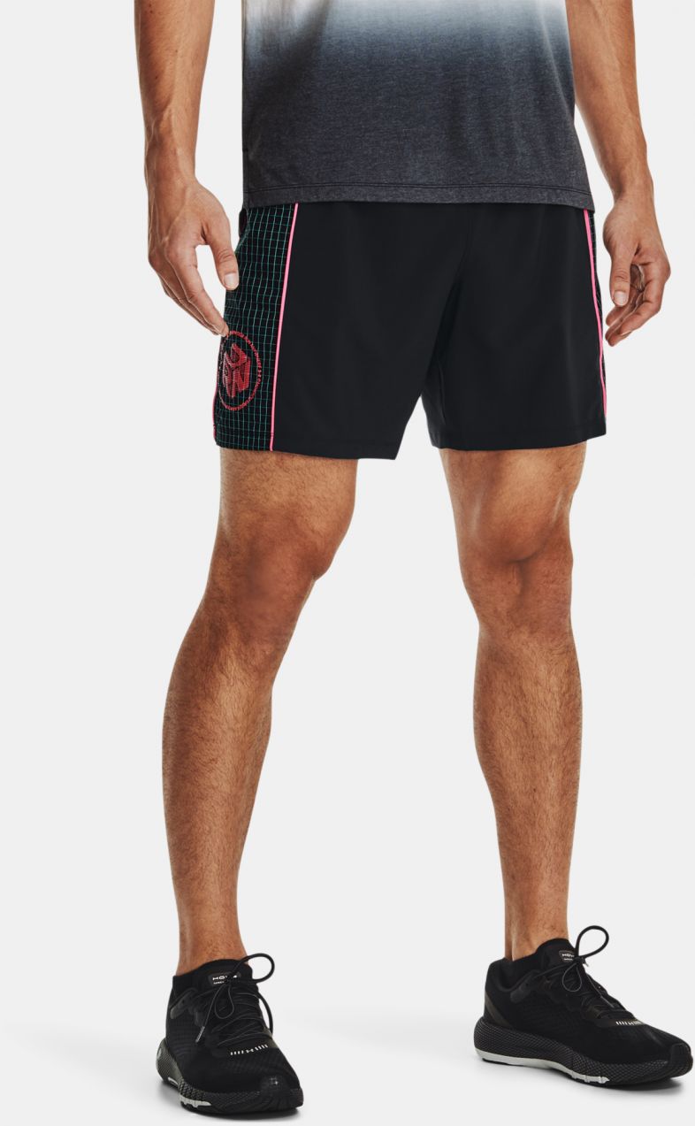 Nohavice a kraťasy pre mužov Under Armour - čierna