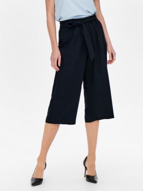 Tmavomodré plátenné culottes JDY Say