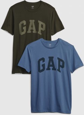 Tričká s krátkym rukávom pre mužov GAP - kaki