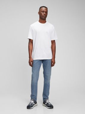 Modré pánske slim džínsy GAP GapFlex Washwell