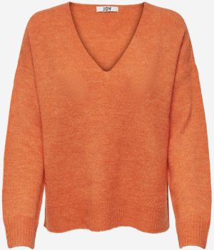 Oranžový melírovaný sveter JDY Elanora