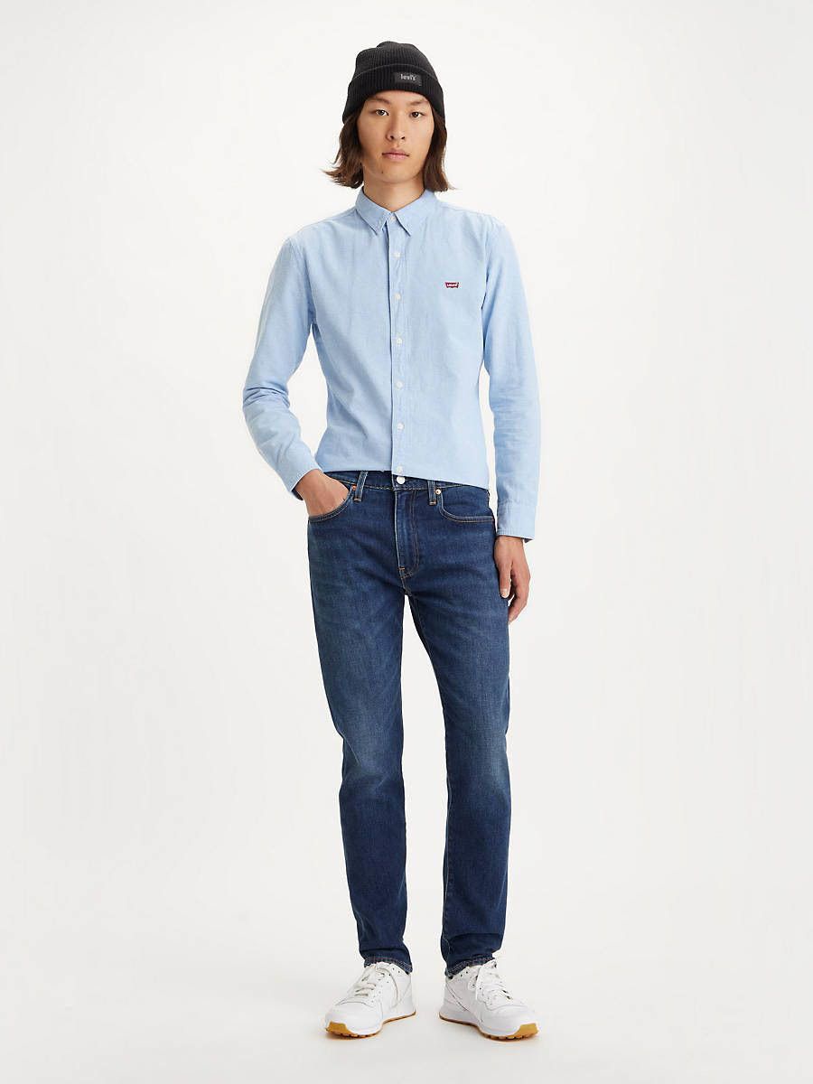 Straight fit pre mužov Levi's® - tmavomodrá