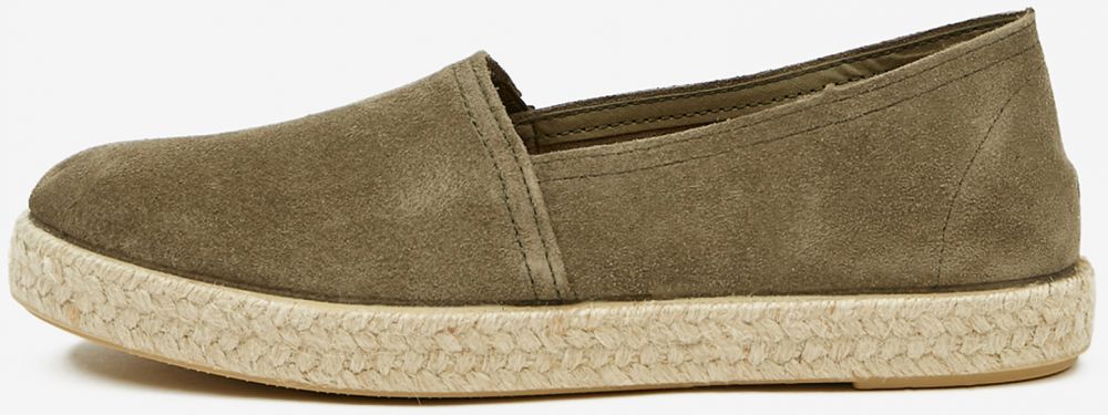 Espadrilky, slip on pre ženy OJJU - kaki