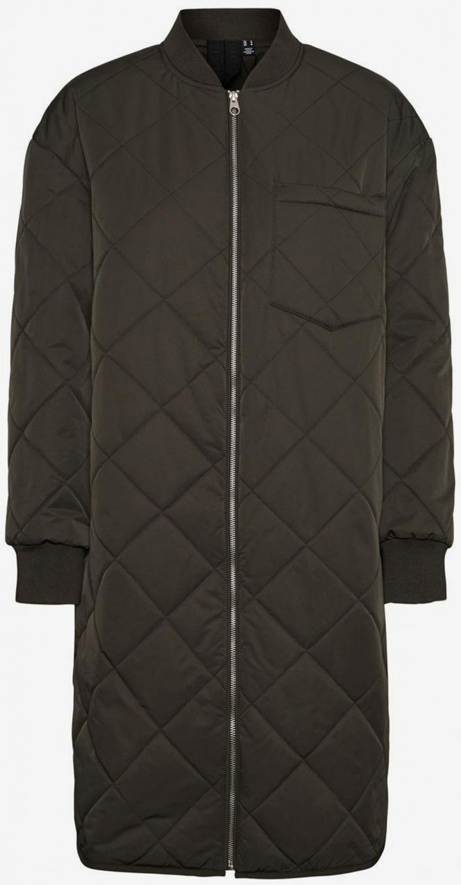 Ľahké bundy pre ženy VERO MODA - tmavozelená