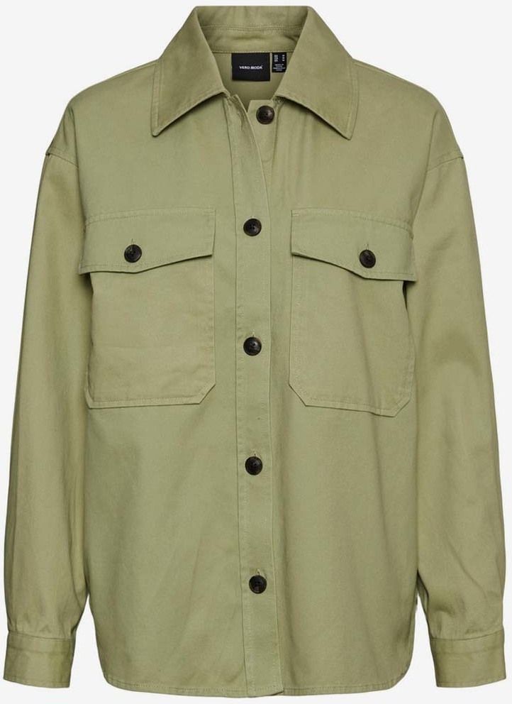 Ľahké bundy pre ženy VERO MODA - svetlozelená