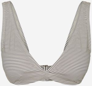 Krémový pruhovaný vrchný diel plaviek VERO MODA Vivi