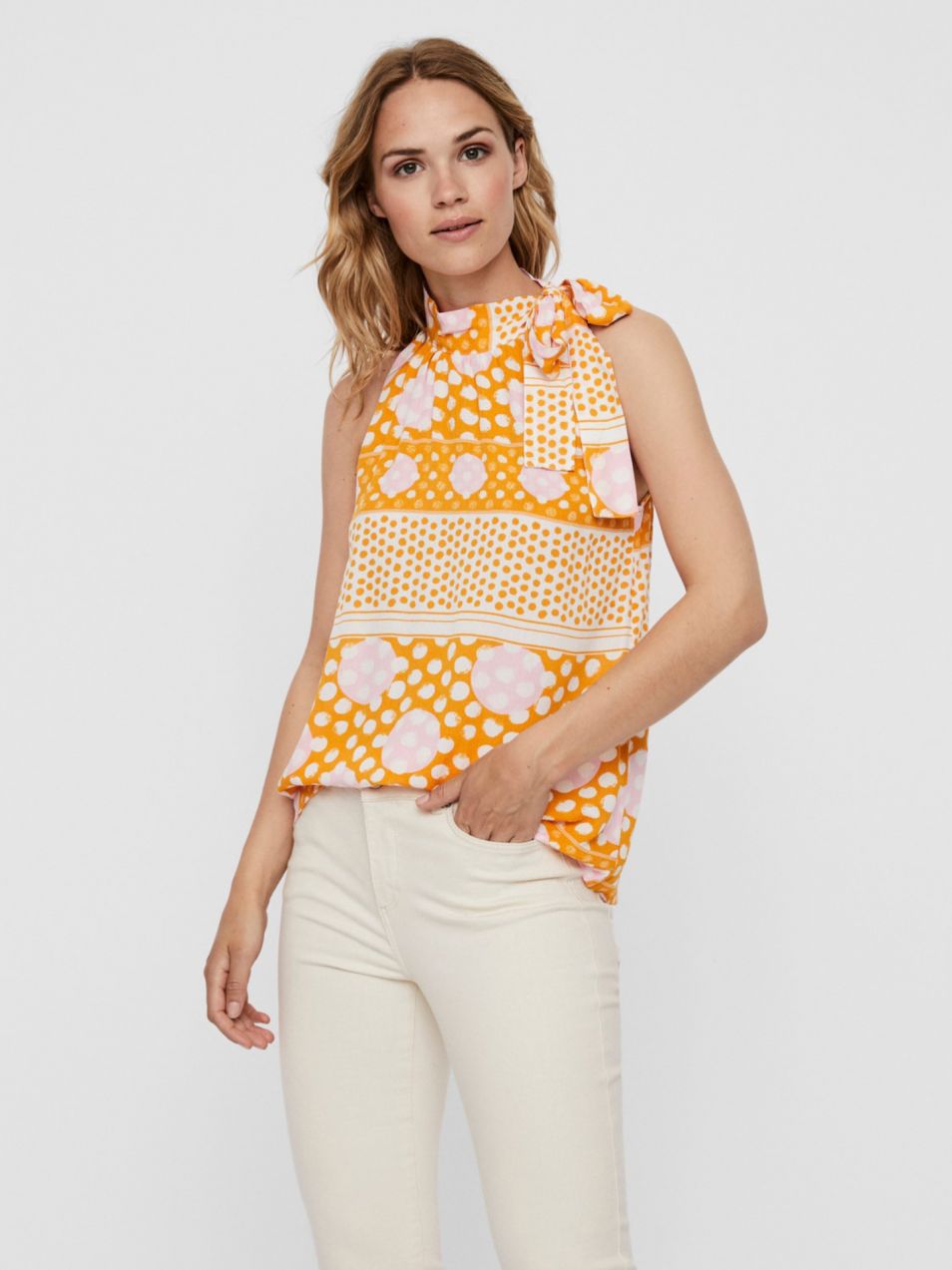 Blúzky pre ženy VERO MODA - žltá, oranžová