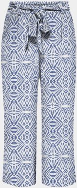 Bielo-modré vzorované culottes ONLY Nova