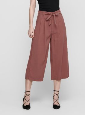 Tehlové culottes so zaväzovaním ONLY Aminta