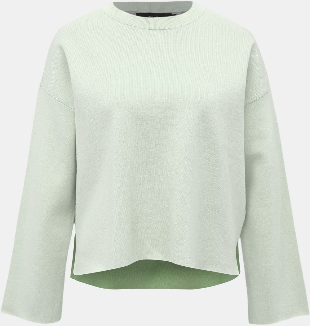 Mentolový sveter VERO MODA Delub Double
