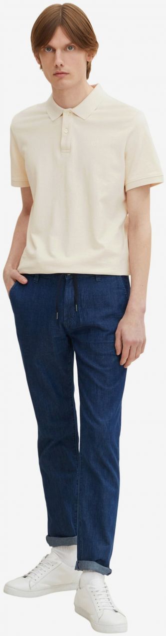 Tmavomodré pánske chino nohavice Tom Tailor
