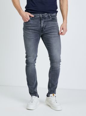 Slim fit pre mužov Guess - sivá