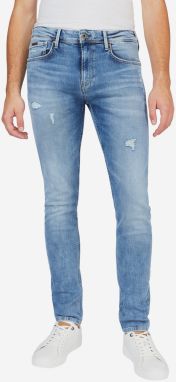 Svetlomodré pánske slim fit rifle Pepe Jeans Finsbury