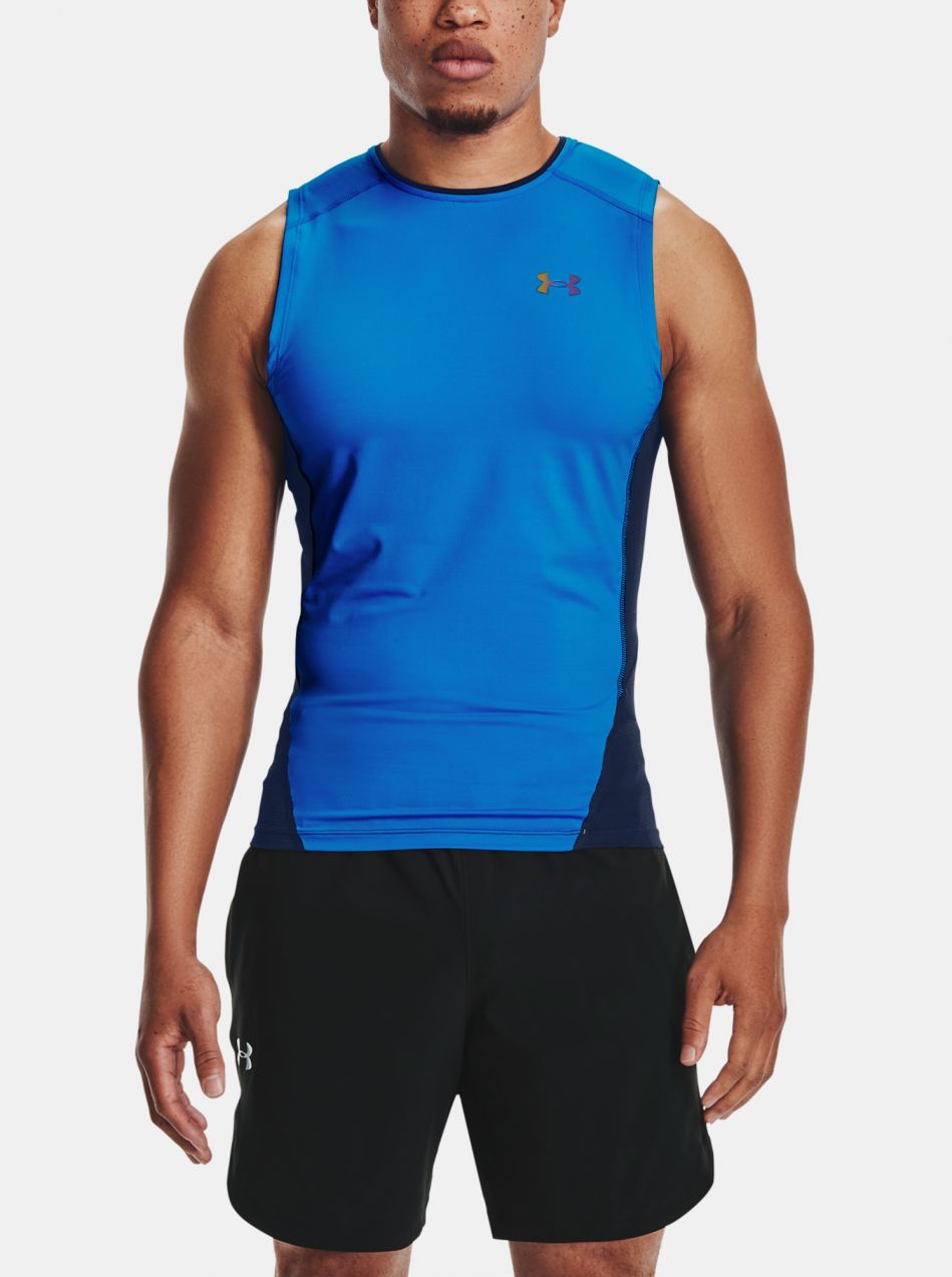 Under Armour RUSH™ HeatGear® 2.0 Compression Tielko Modrá