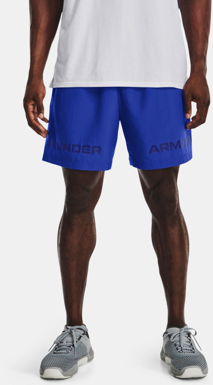 Nohavice a kraťasy pre mužov Under Armour - modrá