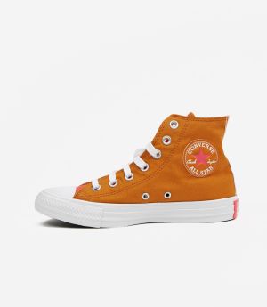 Tenisky pre ženy Converse - oranžová, koralová