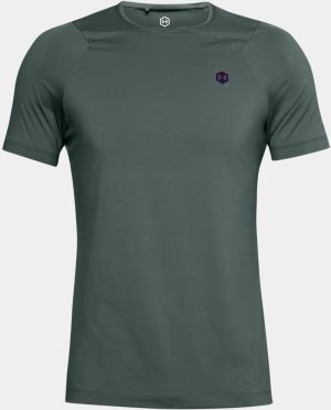 Tričko Under Armour UA Rush HG Fitted SS - tmavě šedé