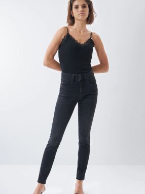 Skinny fit pre ženy Salsa Jeans - čierna