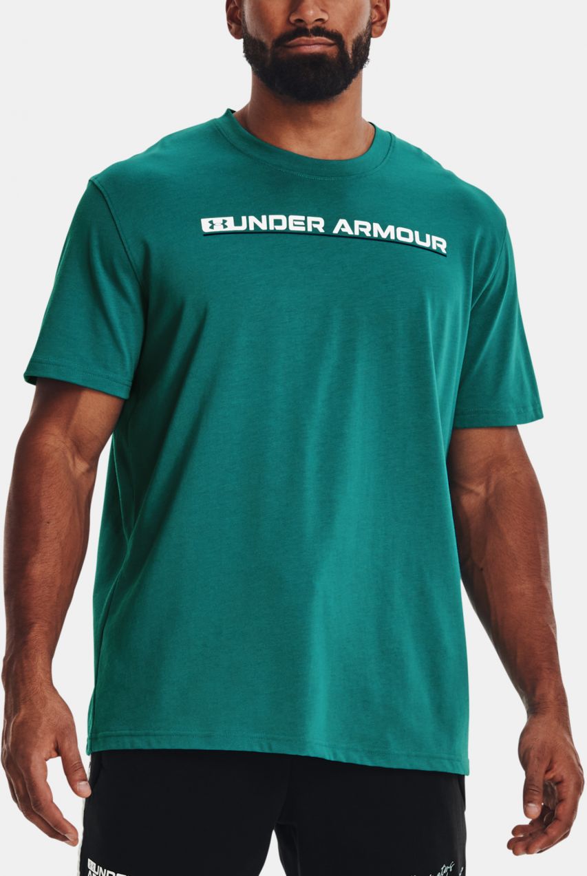 Tričko Under Armour UA OUTLINE SYMBOL GRID SS-BLU