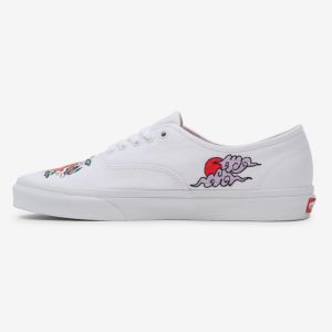 Biele vzorované tenisky VANS UA Authentic