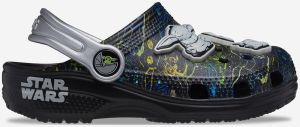 Čierne detské vzorované papuče Crocs Star Wars