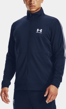 Bunda Under Armour UA PIQUE TRACK JACKET - tmavo modrá