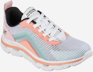 Bielo- oranžové dámske tenisky Skechers
