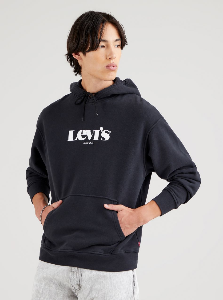 Čierna pánska mikina s kapucou Levi's®