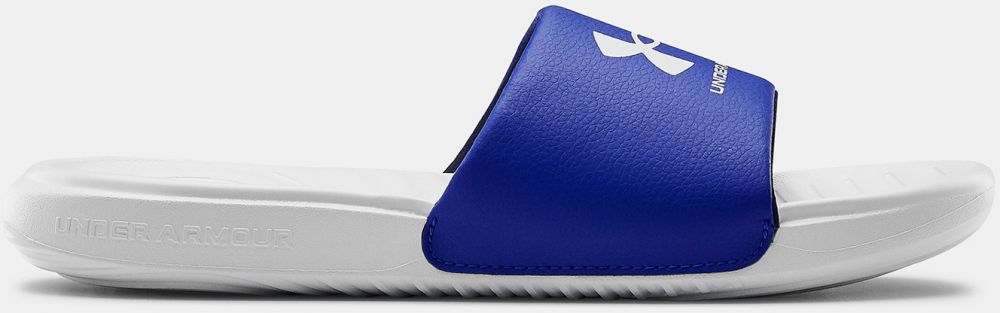 Under Armour Ansa Fixed Papuče detské Modrá Biela