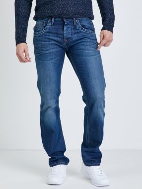 Modré pánske slim fit džínsy Pepe Jeans