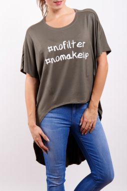 Differenta Design khaki dámske tričko  #nofilter#nomakeup