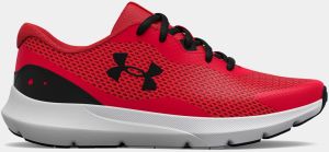 Červená športová obuv Under Armour BGS Surge 3 Kids