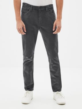 Tmavosivé pánske slim fit džínsy Celio Sonice