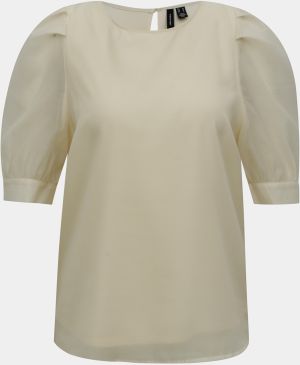 Krémová blúzka VERO MODA Briana